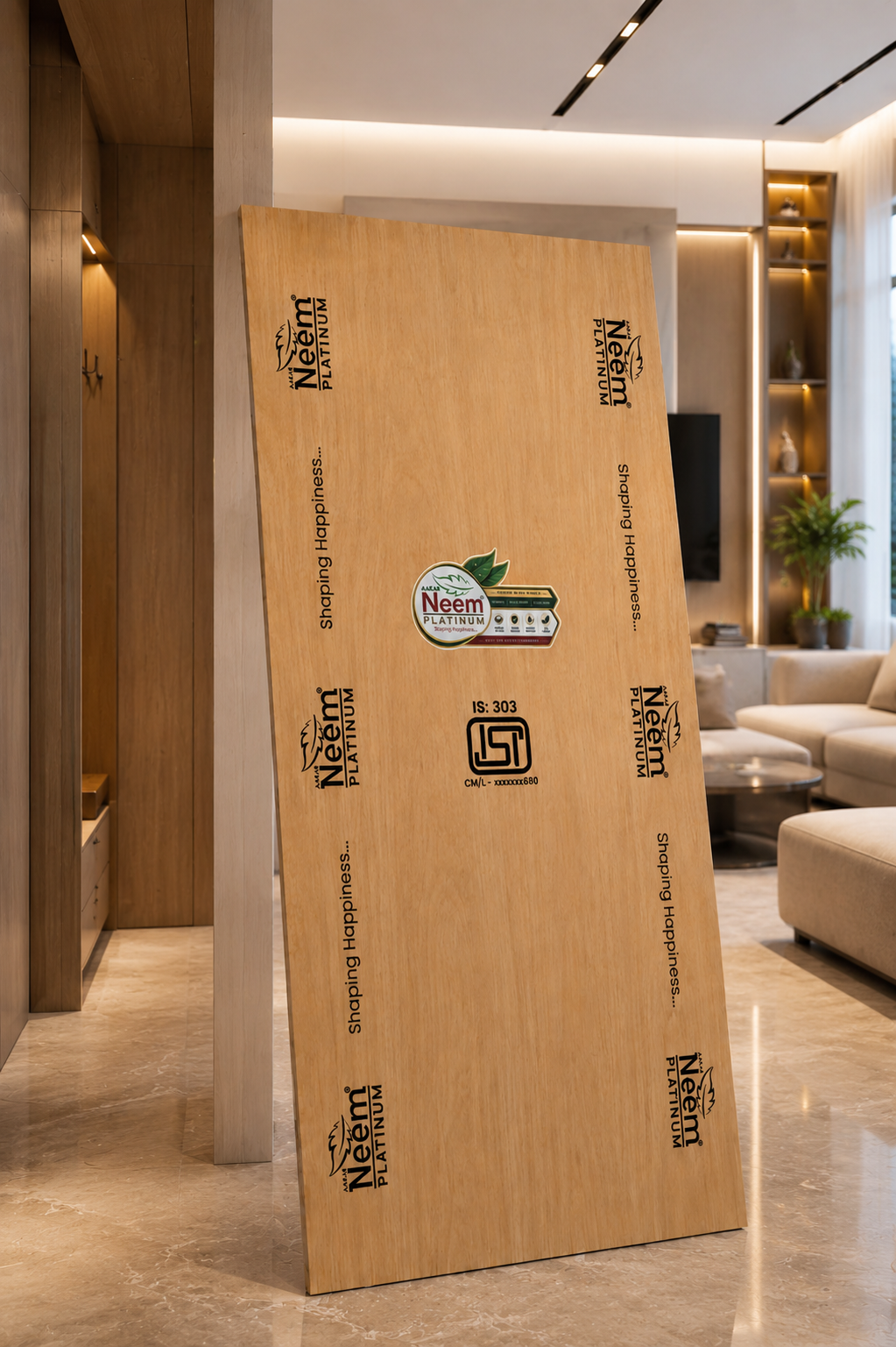 Neem Platinum plywood panel